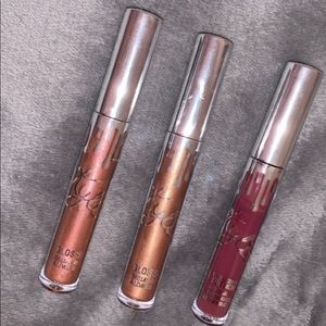 Holiday Kylie Glitter Glosses & Matte